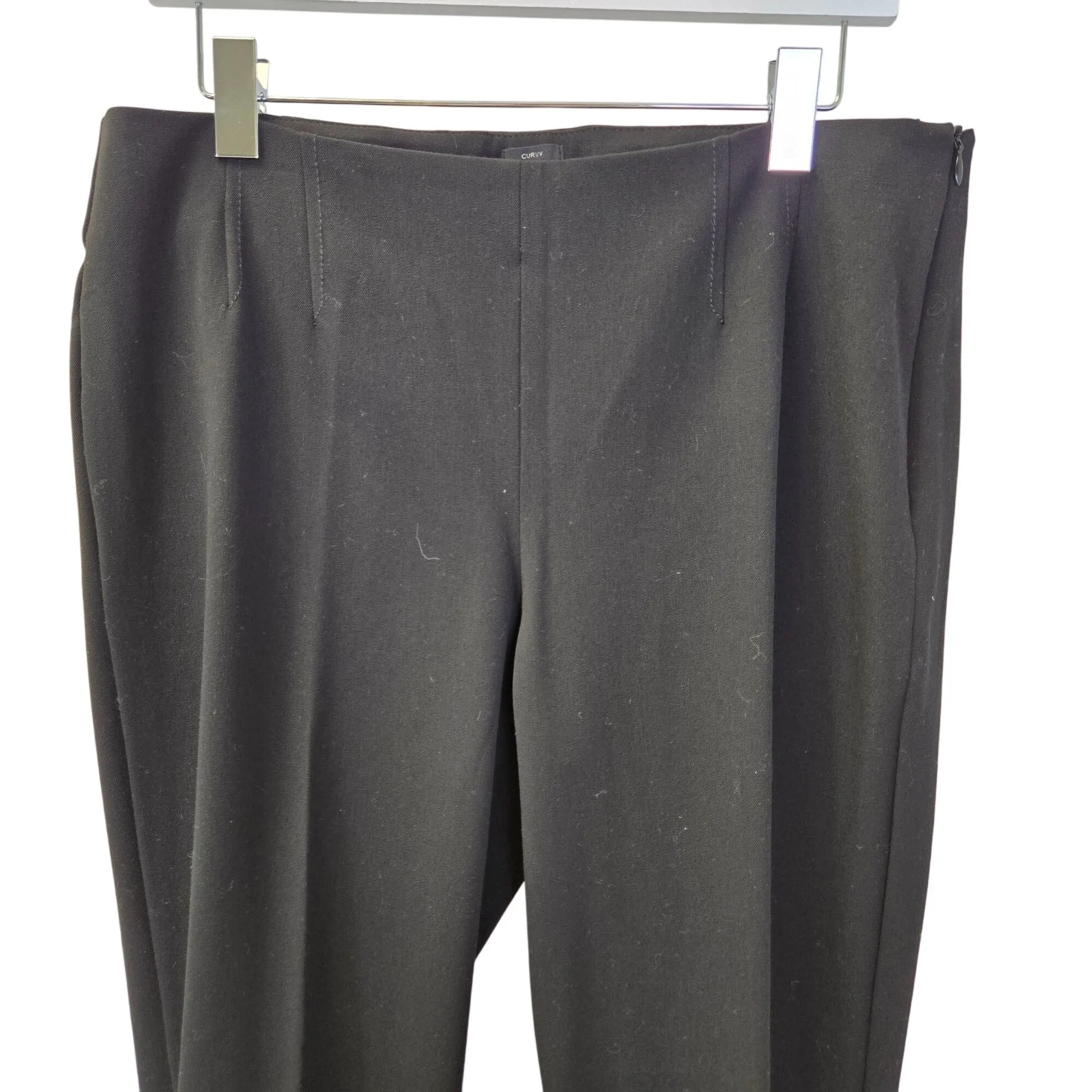 NWT Talbots Curvy Flat Front Tapered Trouser Pants Size 10