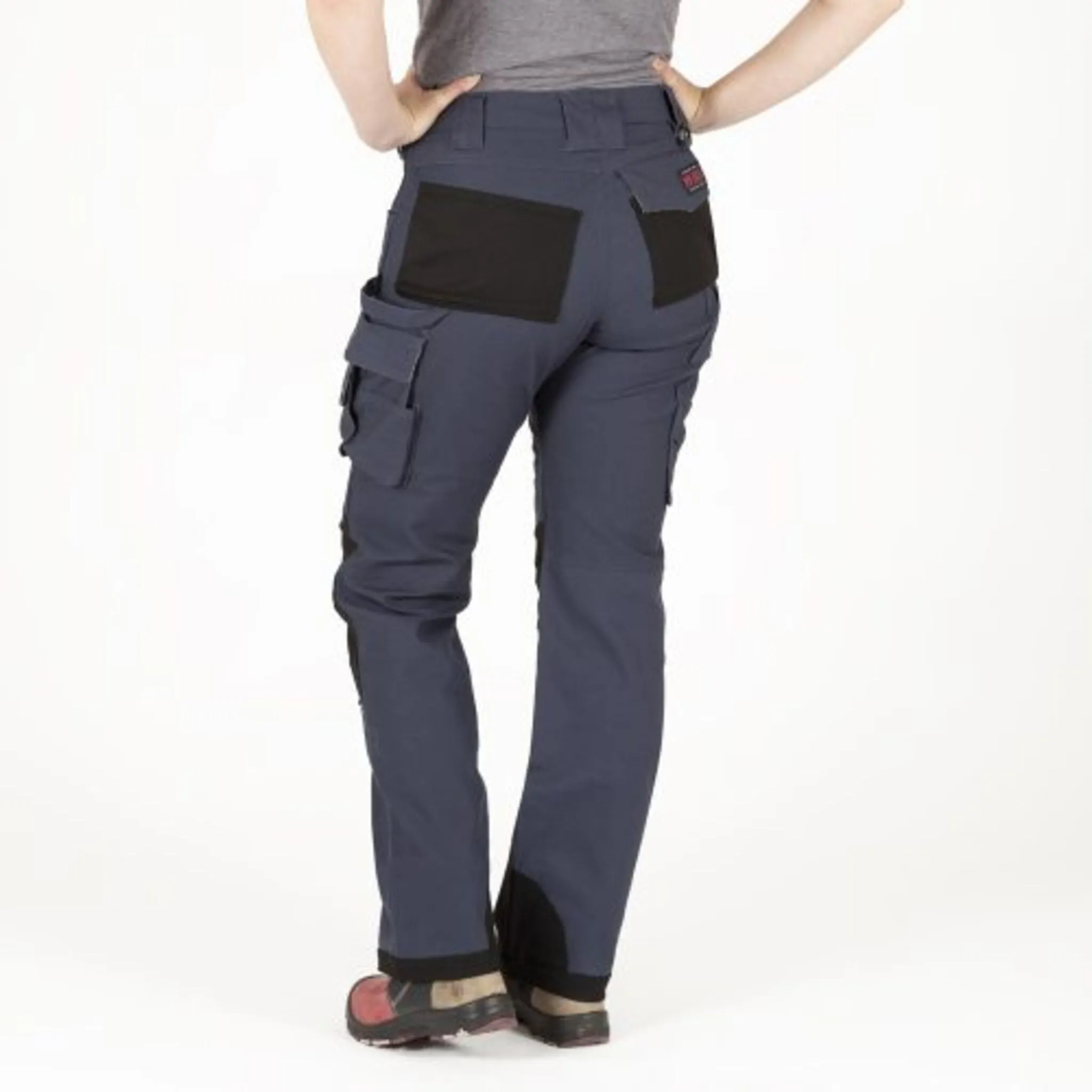 P&F Women's Work Pants 875 - Stretch Poly/Cotton, Water-Repellent, Multi-Functional Pockets, Shaped Waistband, Knee Pad Inserts, Durable | Sizes 0-18