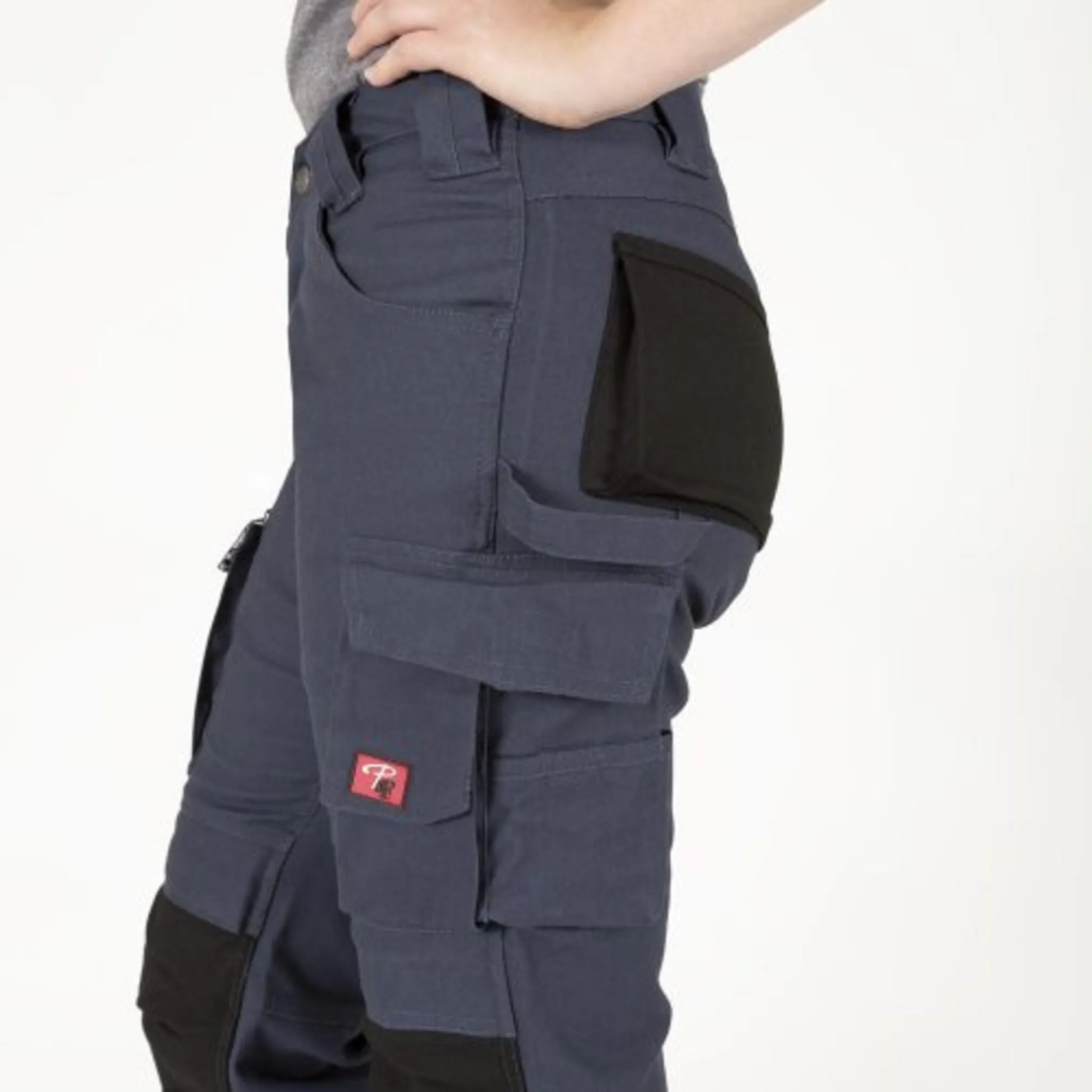 P&F Women's Work Pants 875 - Stretch Poly/Cotton, Water-Repellent, Multi-Functional Pockets, Shaped Waistband, Knee Pad Inserts, Durable | Sizes 0-18