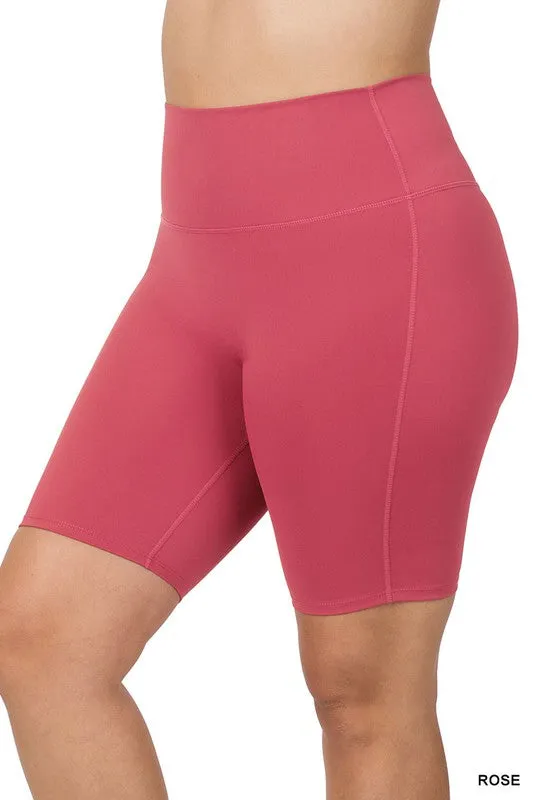 Plus Athletic High Rise Shorts