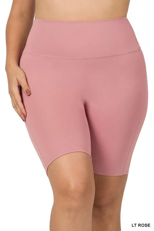 Plus Athletic High Rise Shorts