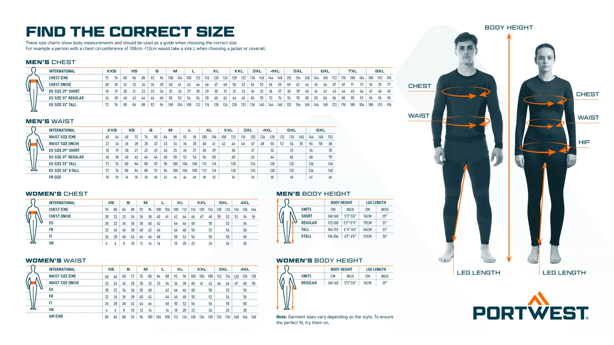 Portwest KX345 Drawstring Pants - Black