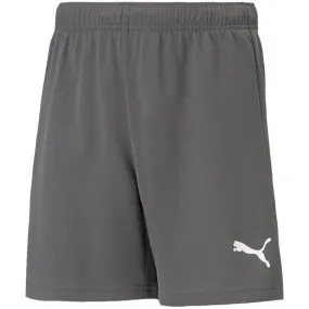 Puma Kids' Quick-Dry TeamRISE Training Shorts - Gray/Silver