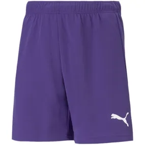 Puma Kids' teamRISE Quick-Dry Athletic Shorts in Vibrant Purple