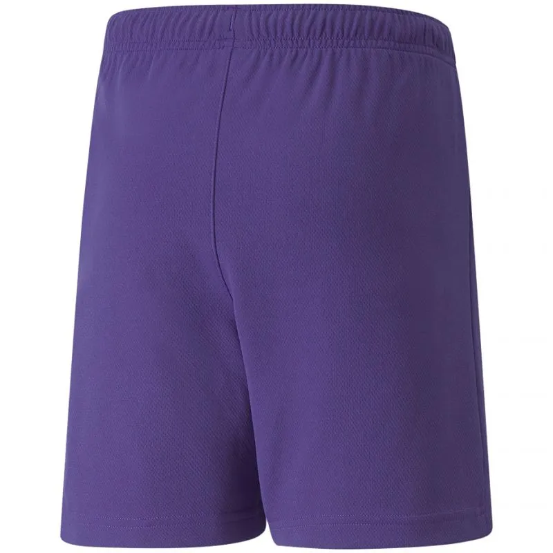 Puma Kids' teamRISE Quick-Dry Athletic Shorts in Vibrant Purple