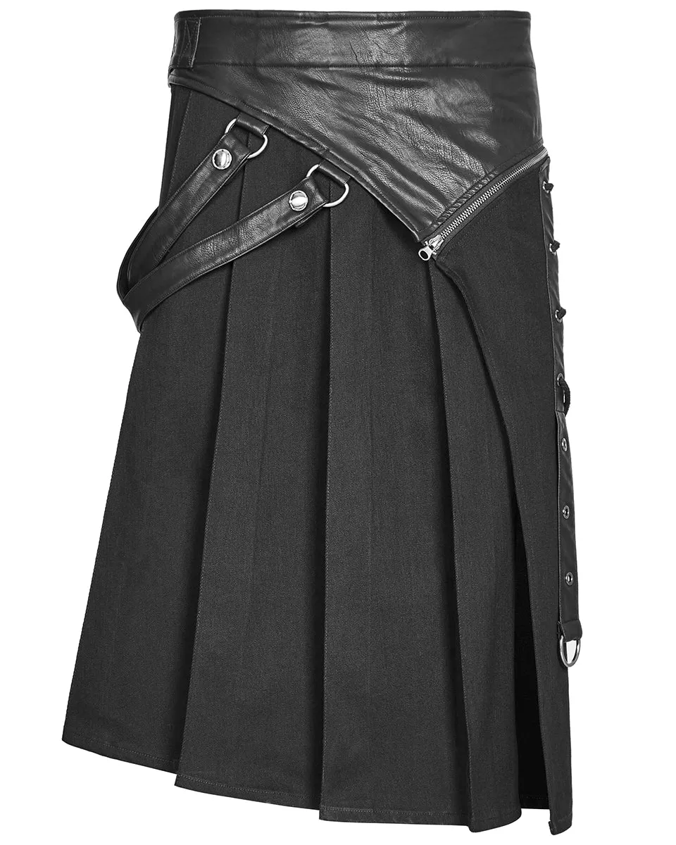 Punk Rave Kambriel Mens Kilt