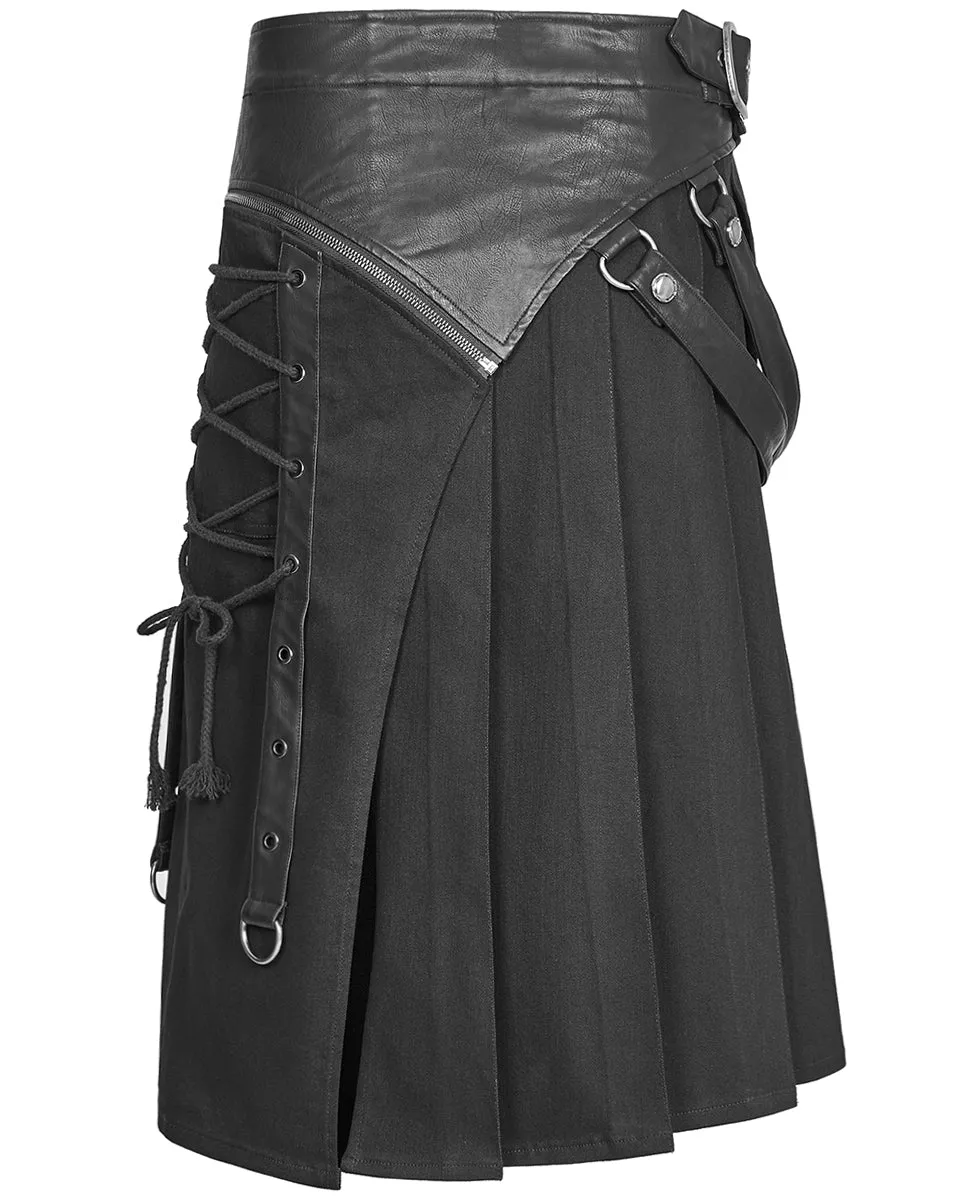 Punk Rave Kambriel Mens Kilt