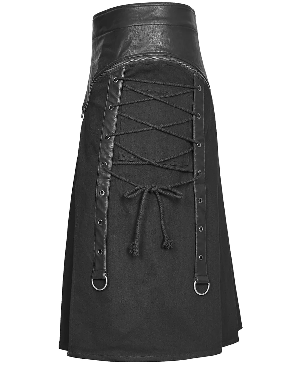 Punk Rave Kambriel Mens Kilt