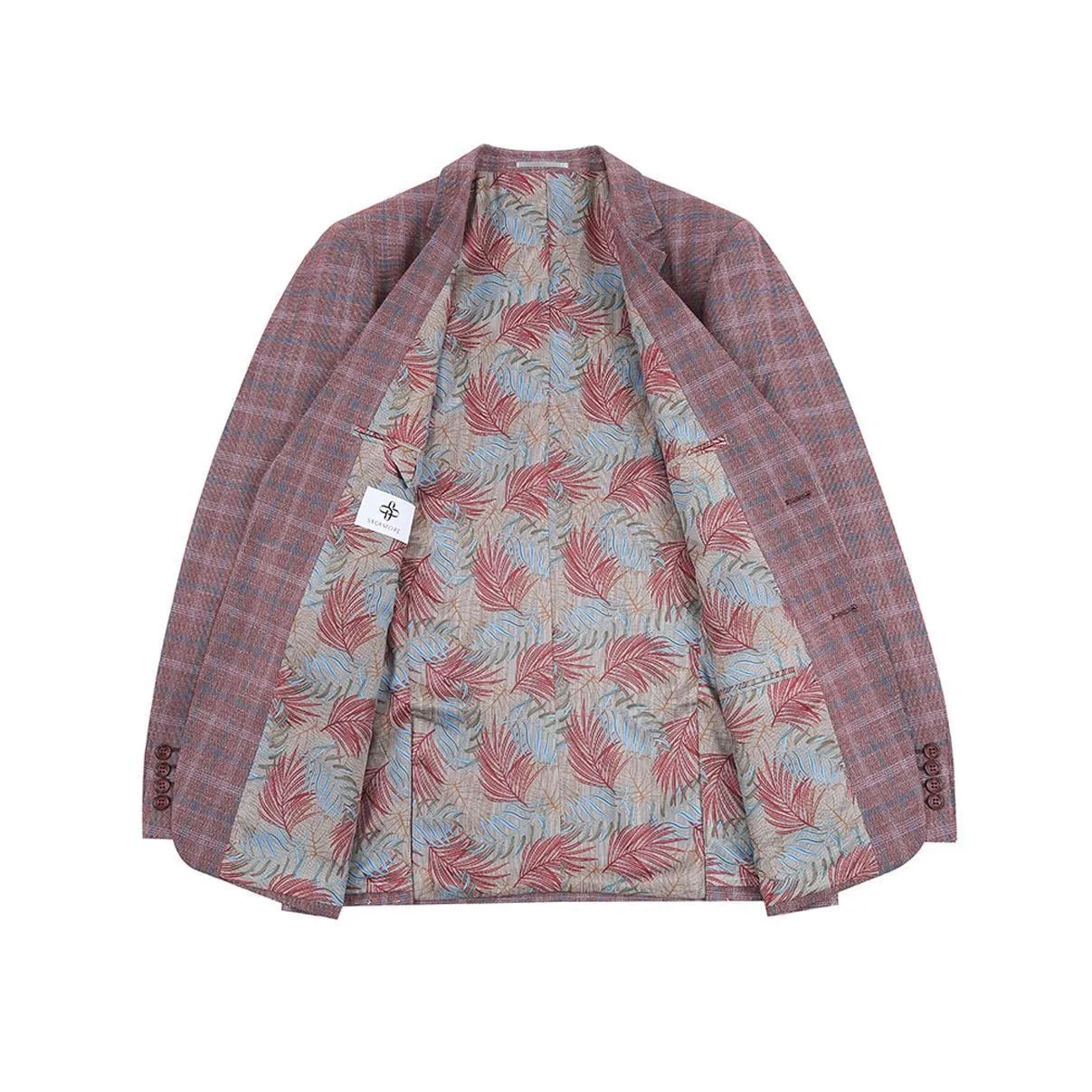 Renoir Men's Red Plaid Sycamore Blazer
