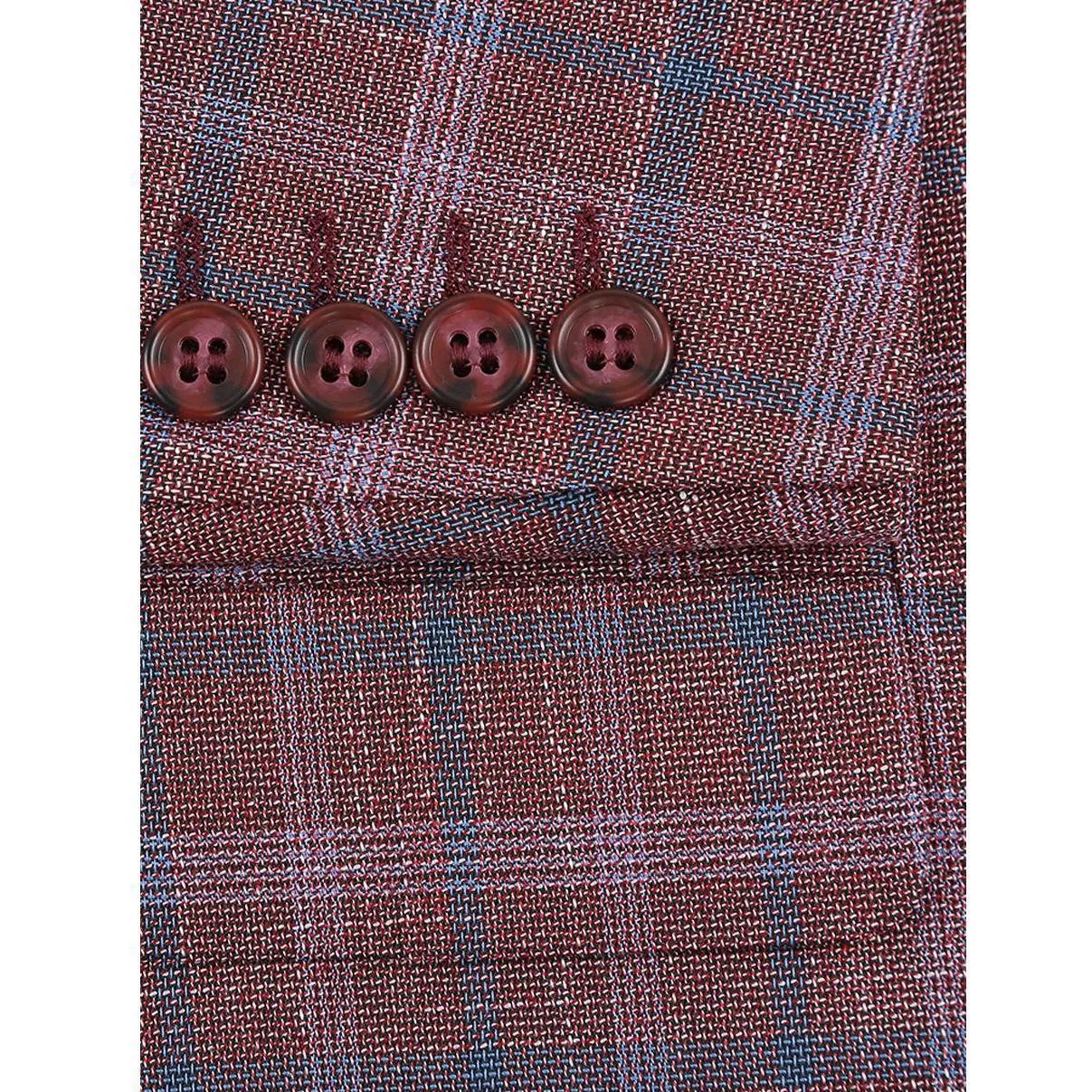 Renoir Men's Red Plaid Sycamore Blazer
