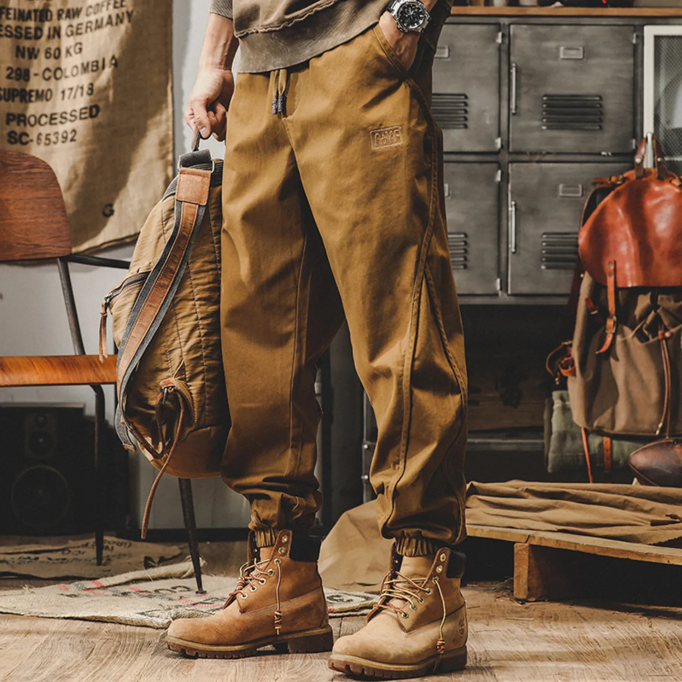 Retro Loose Casual Pants P0773
