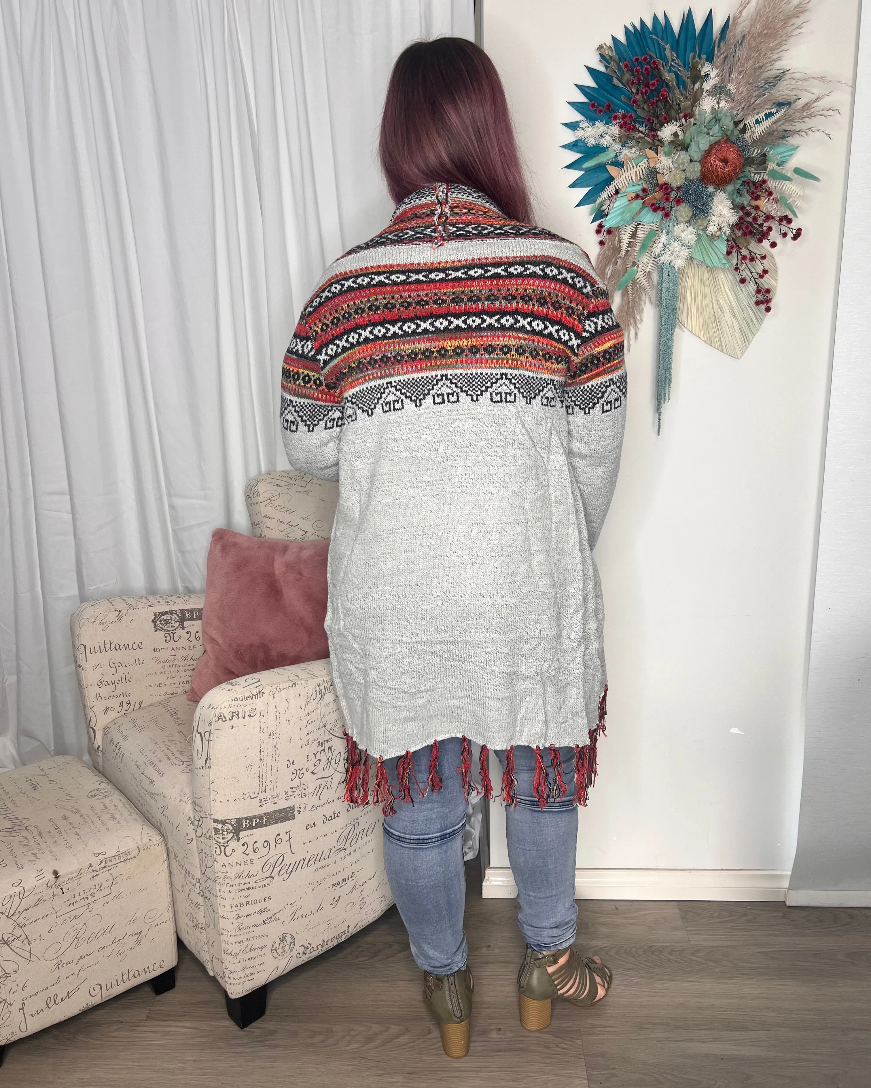 Rita Fringe Cardigan