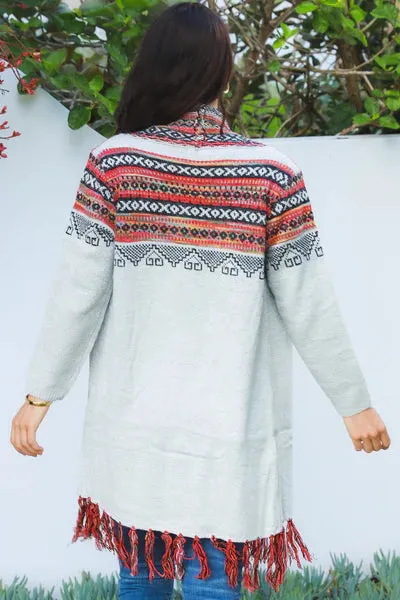 Rita Fringe Cardigan