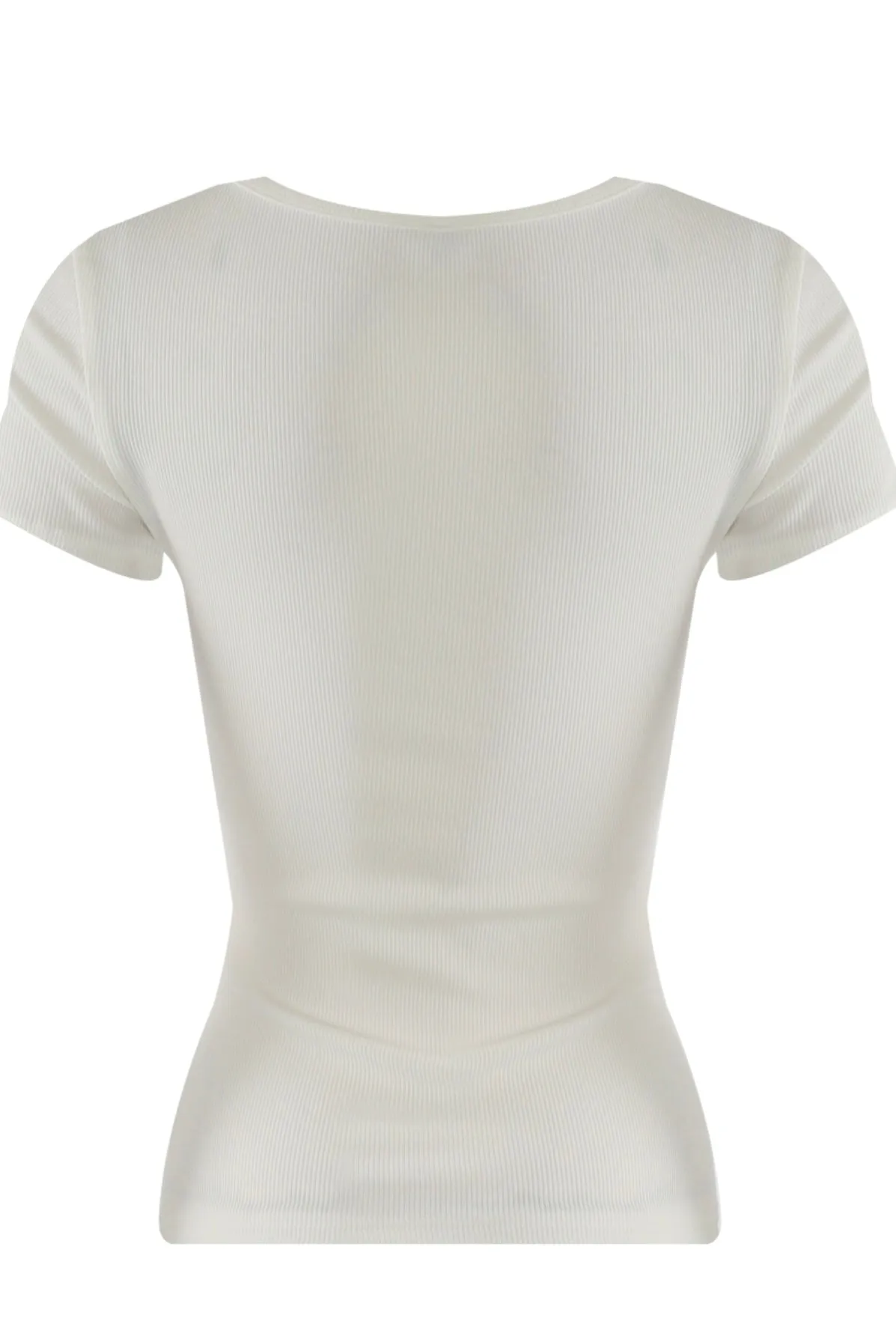 Rita Short Sleeve Ribbed Top