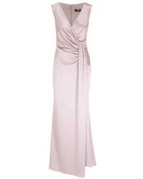 Rose Sleeveless Drape Gown