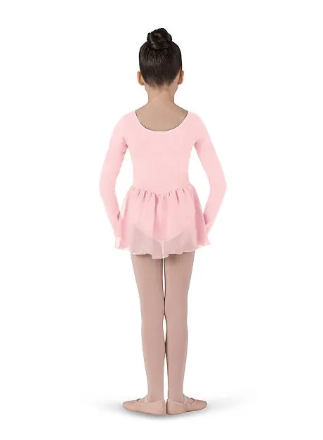 Saige -- Children's Long Sleeve Dress -- Light Pink