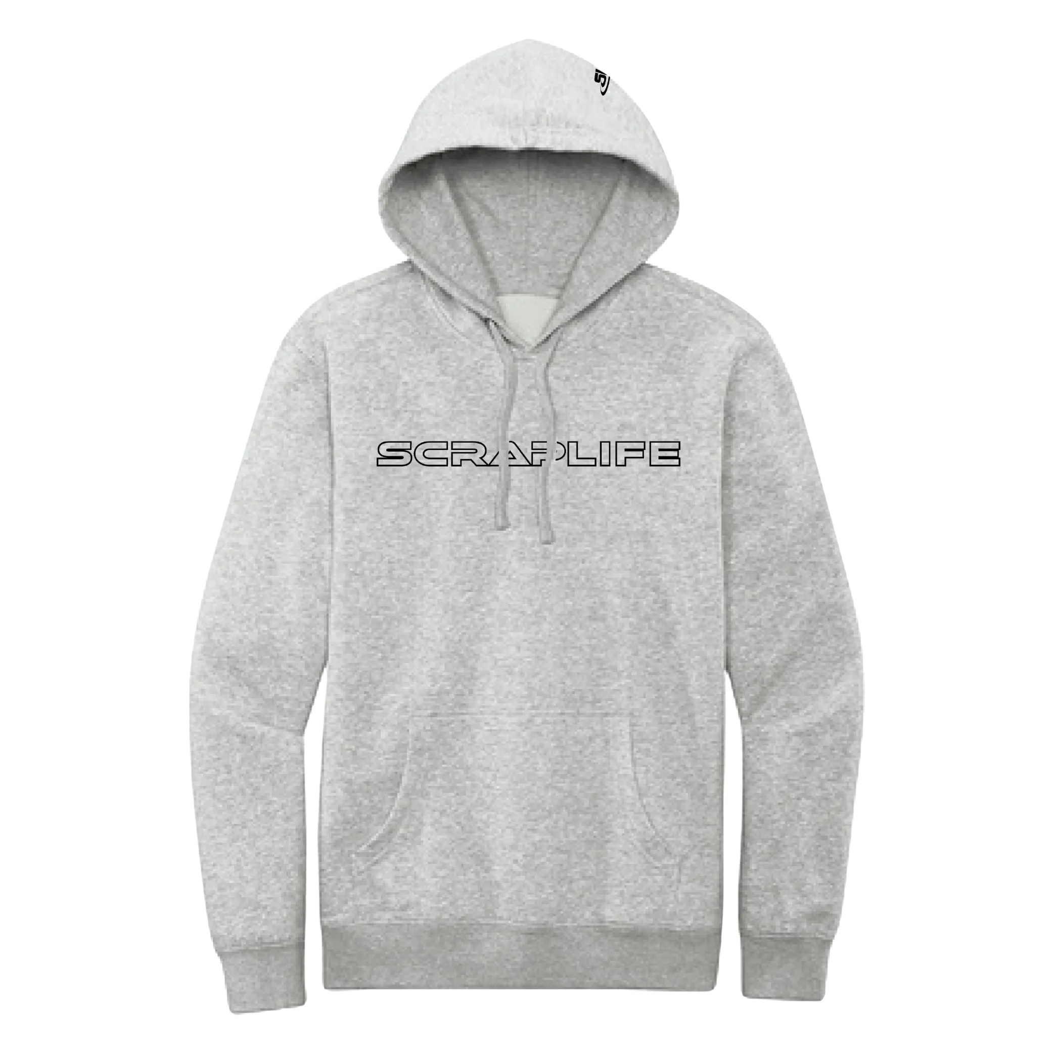 Scraplife Wordmark Hooded Sweatshirt - Grey Heather