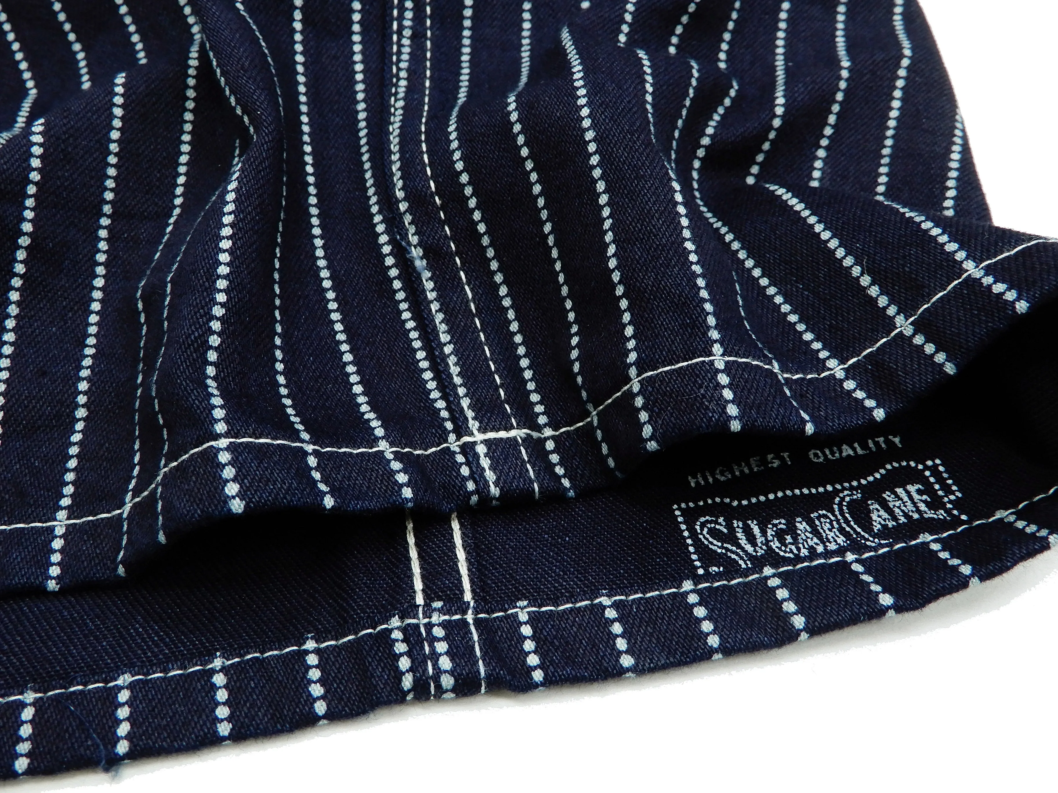 Sugar Cane Bib Overalls Men's Classic Railroad Wabash Stripe Overall SC41960