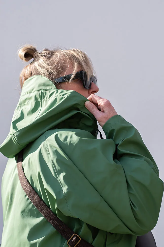 Tantä Sky Comfrey Green Raincoat