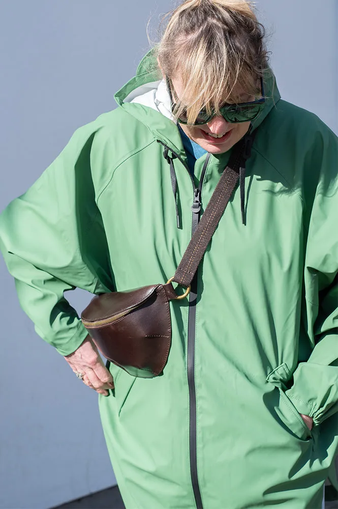 Tantä Sky Comfrey Green Raincoat