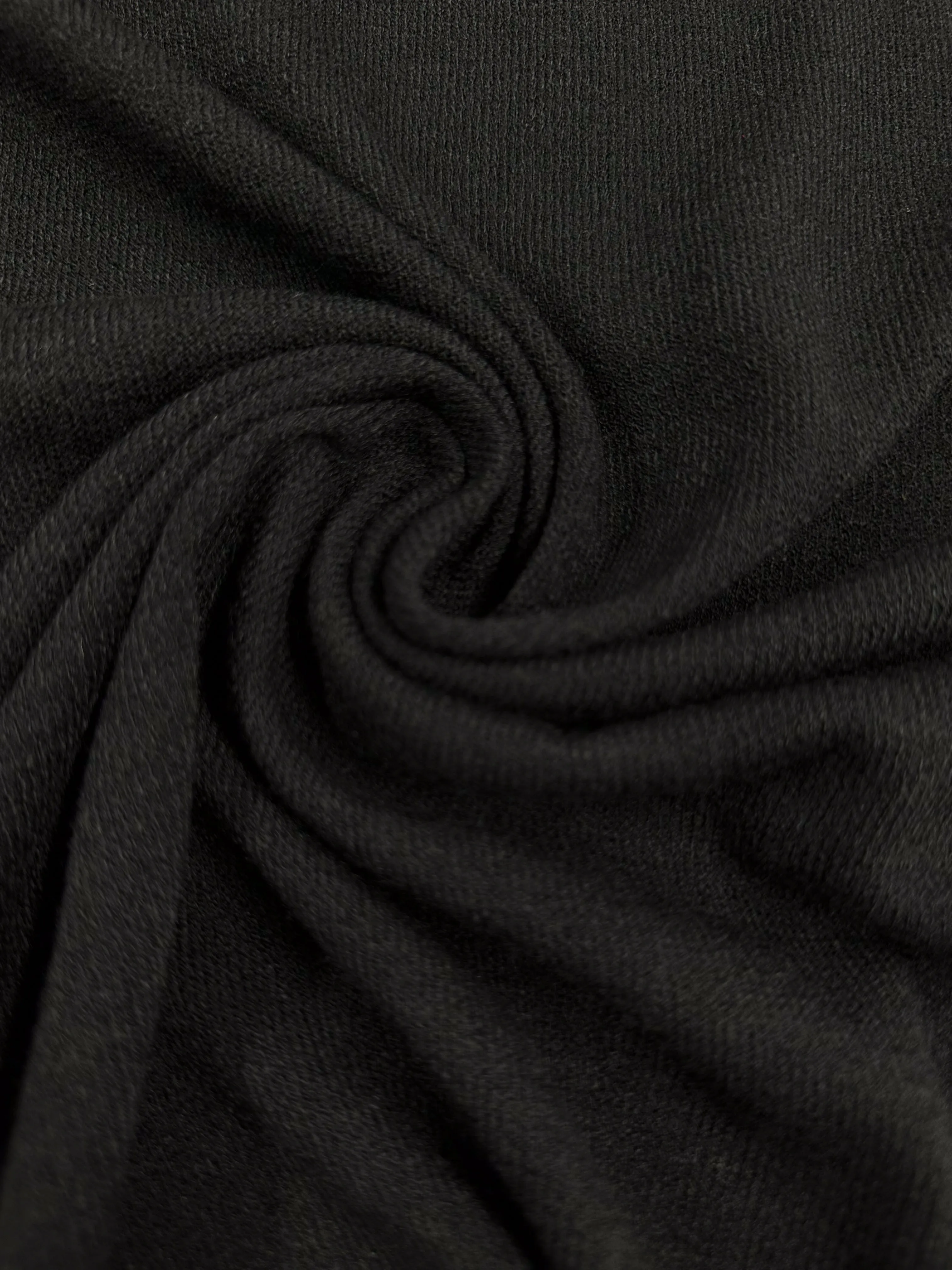 Textured Knit - Black - 150cm