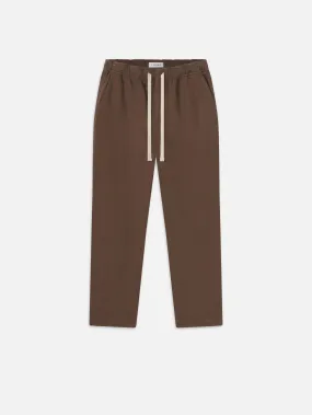 Textured Terry Travel Pant -- Taupe
