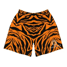 Tiger Skin Active Training Workout Shorts (Orange)