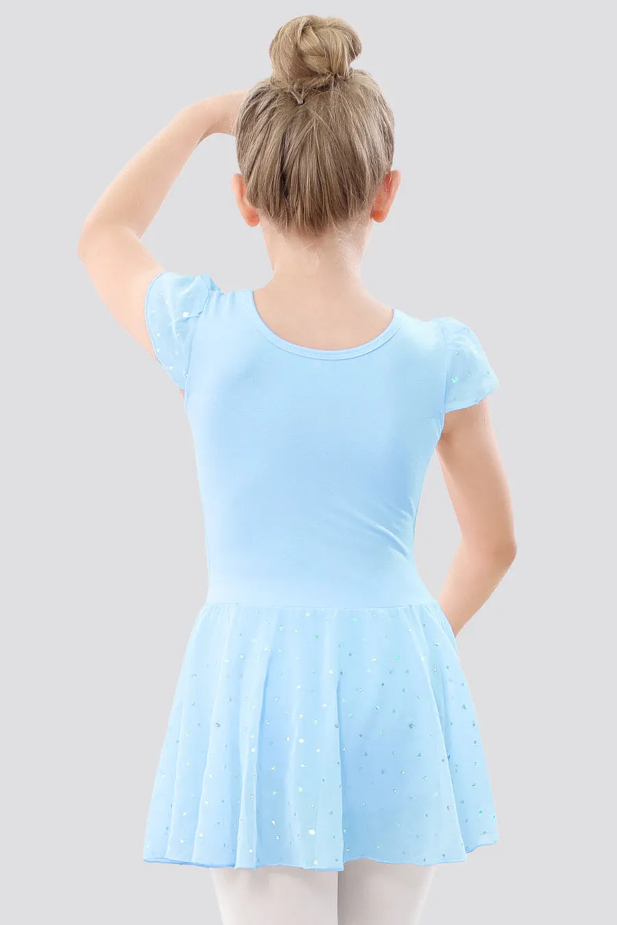 Toddler/Girl's Shiny Skirt Dress Leotard