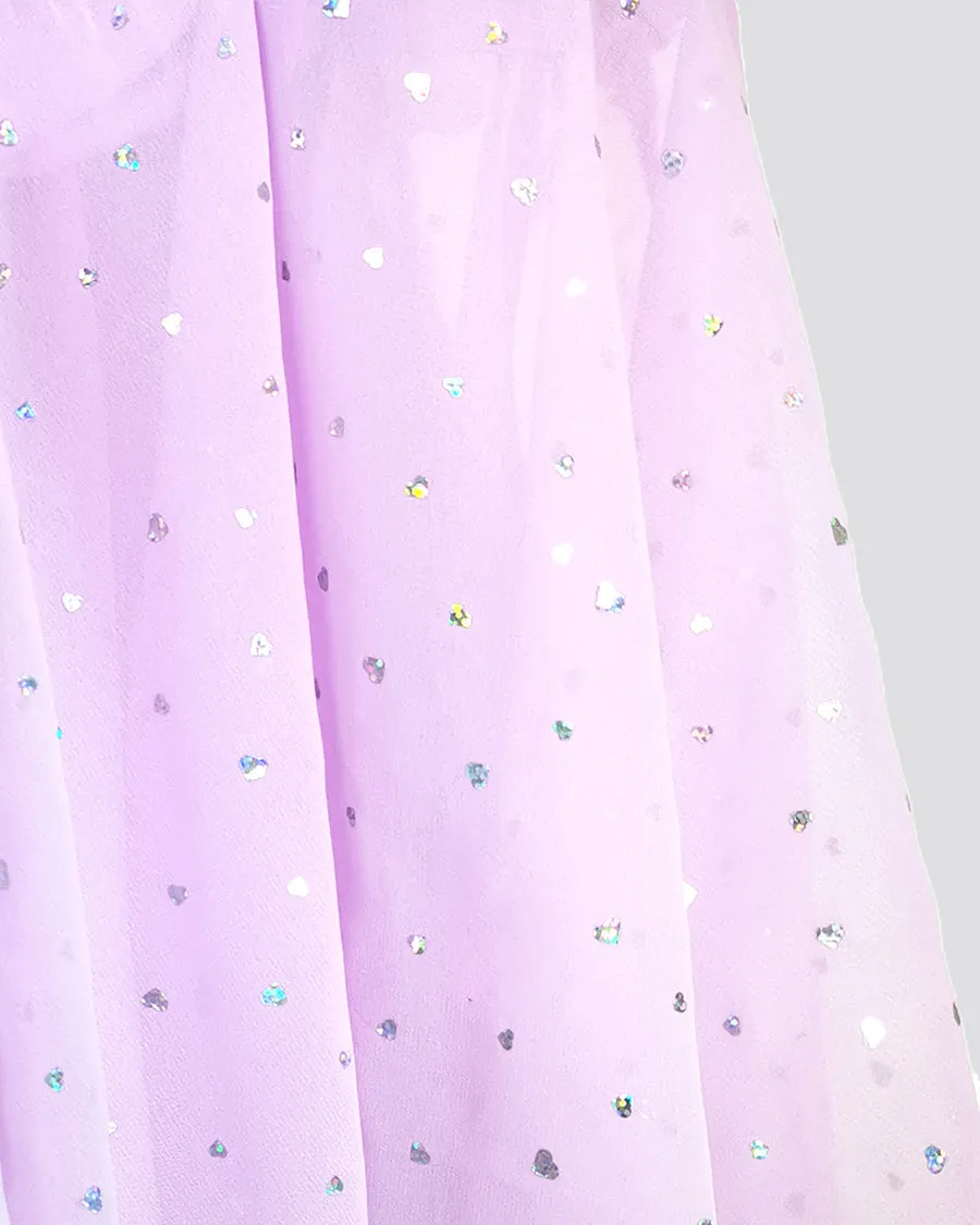 Toddler/Girl's Shiny Skirt Dress Leotard