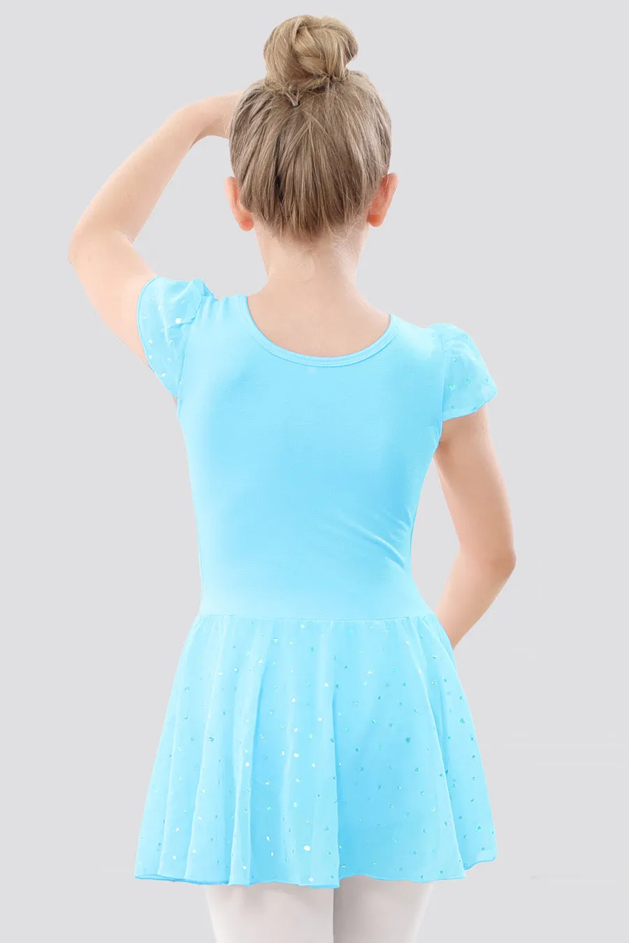 Toddler/Girl's Shiny Skirt Dress Leotard