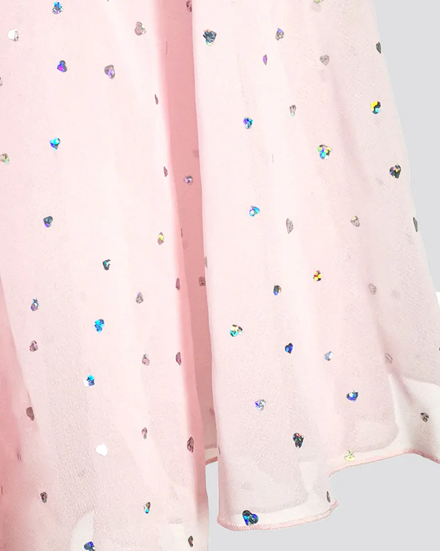 Toddler/Girl's Shiny Skirt Dress Leotard