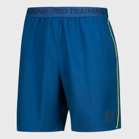 Umbro Mens Pro Training Woven Short Blue/Yellow _ 182177 _ Blue