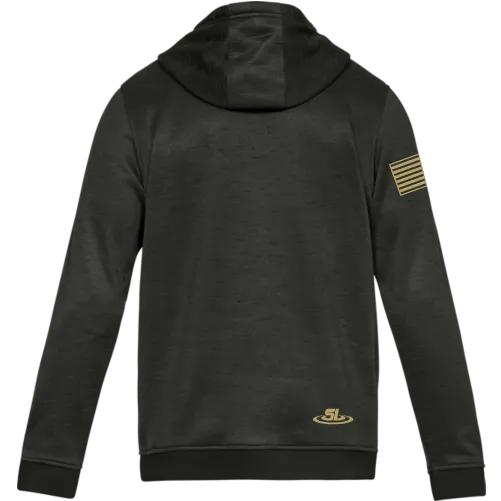 Under Armour Wrestling Military Green Armour Fleece 1/2 Zip Hoodie
