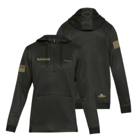Under Armour Wrestling Military Green Armour Fleece 1/2 Zip Hoodie