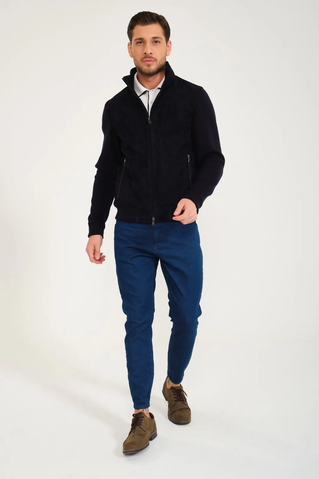 Vanguard Suede and Wool Jacket