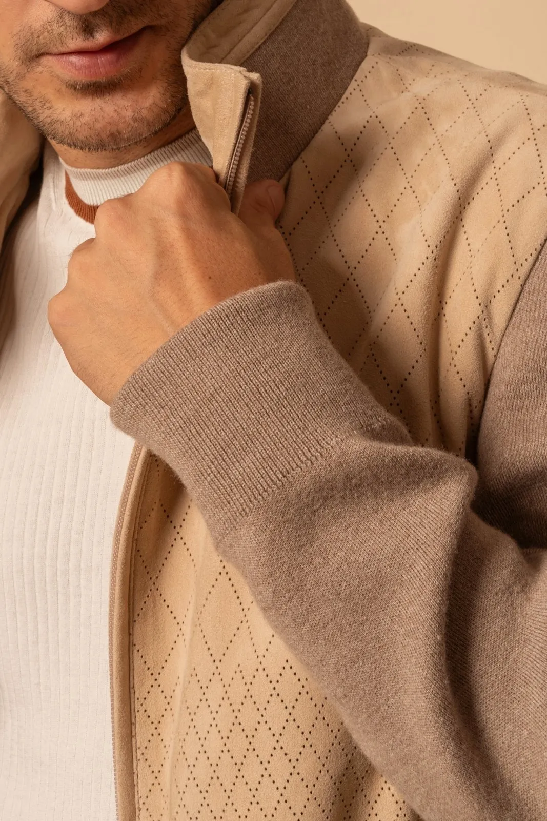 Vanguard Suede and Wool Jacket