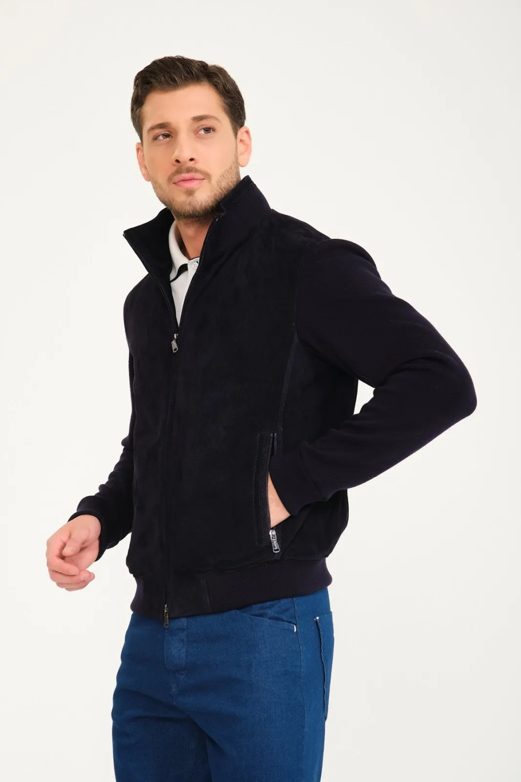 Vanguard Suede and Wool Jacket