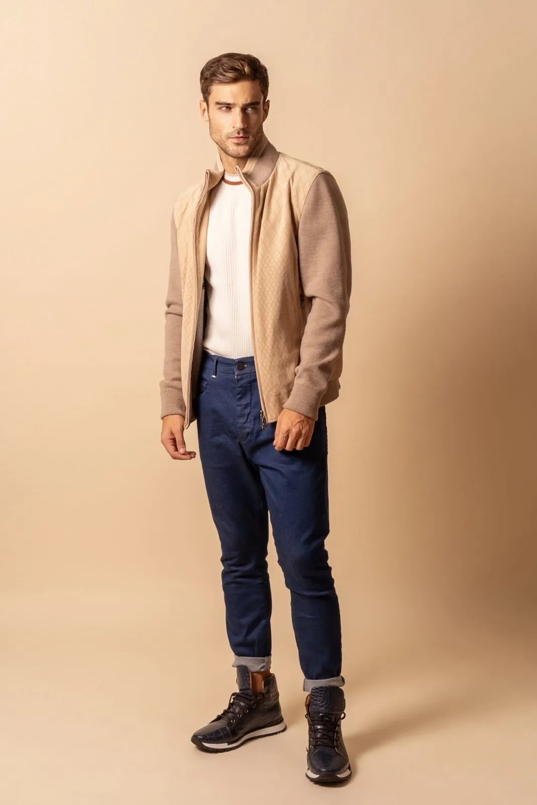 Vanguard Suede and Wool Jacket