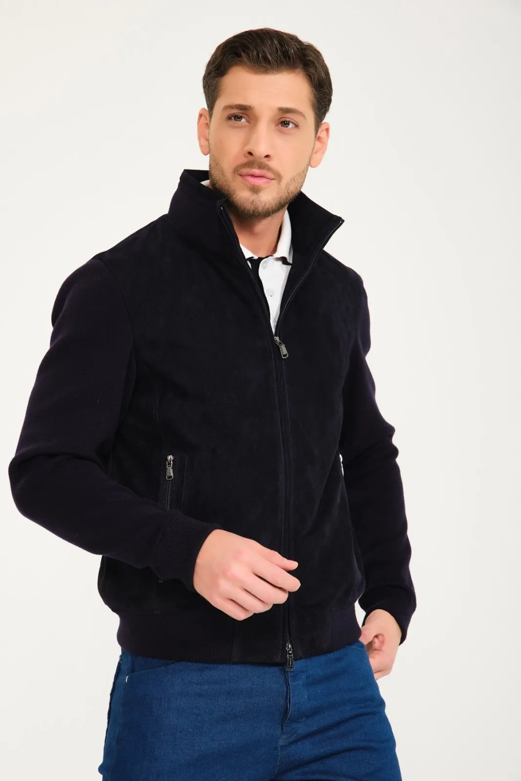 Vanguard Suede and Wool Jacket