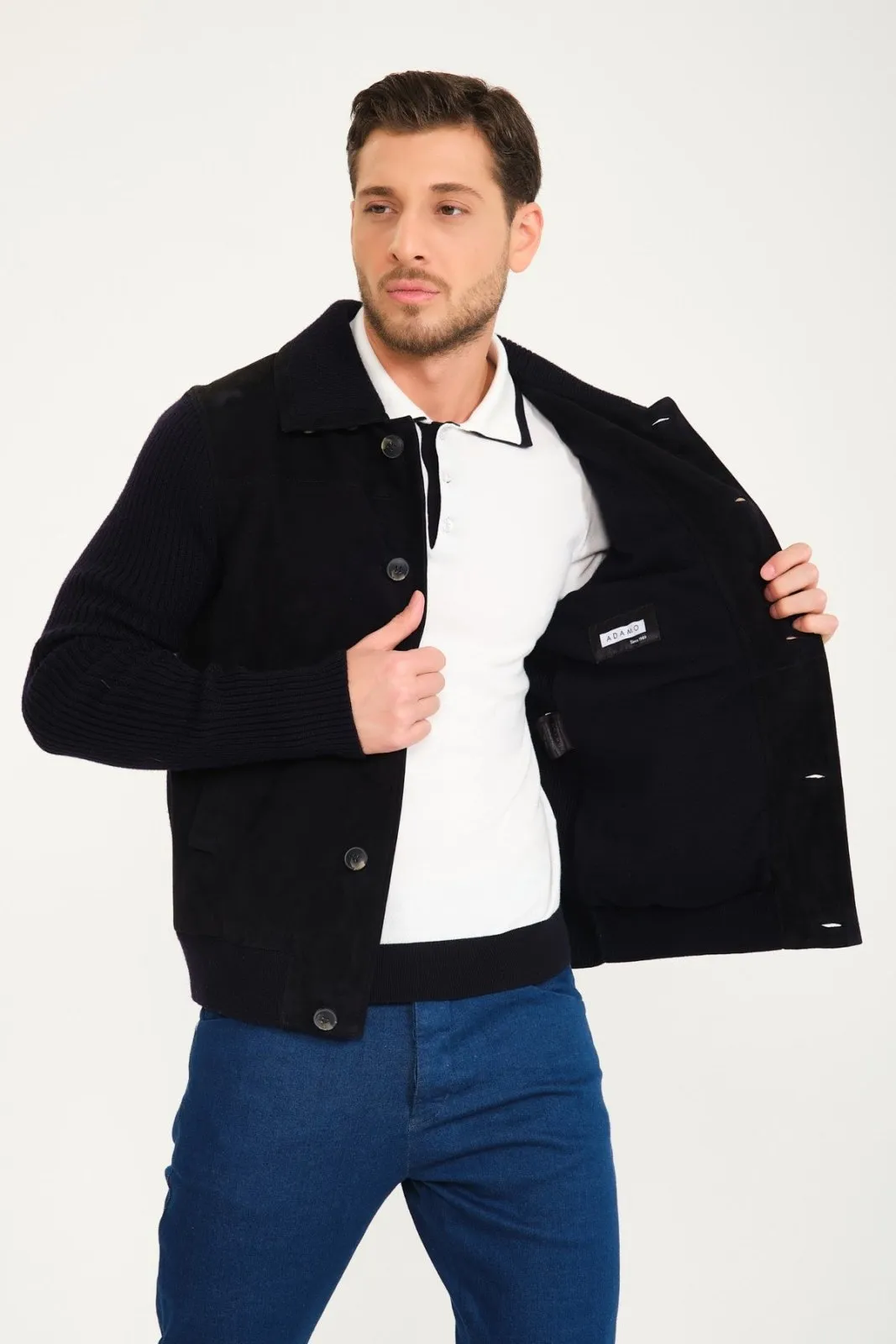 Vanguard Suede and Wool Jacket