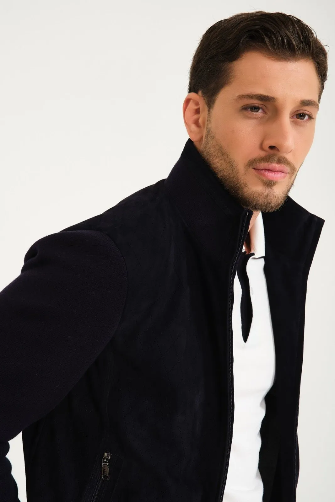 Vanguard Suede and Wool Jacket