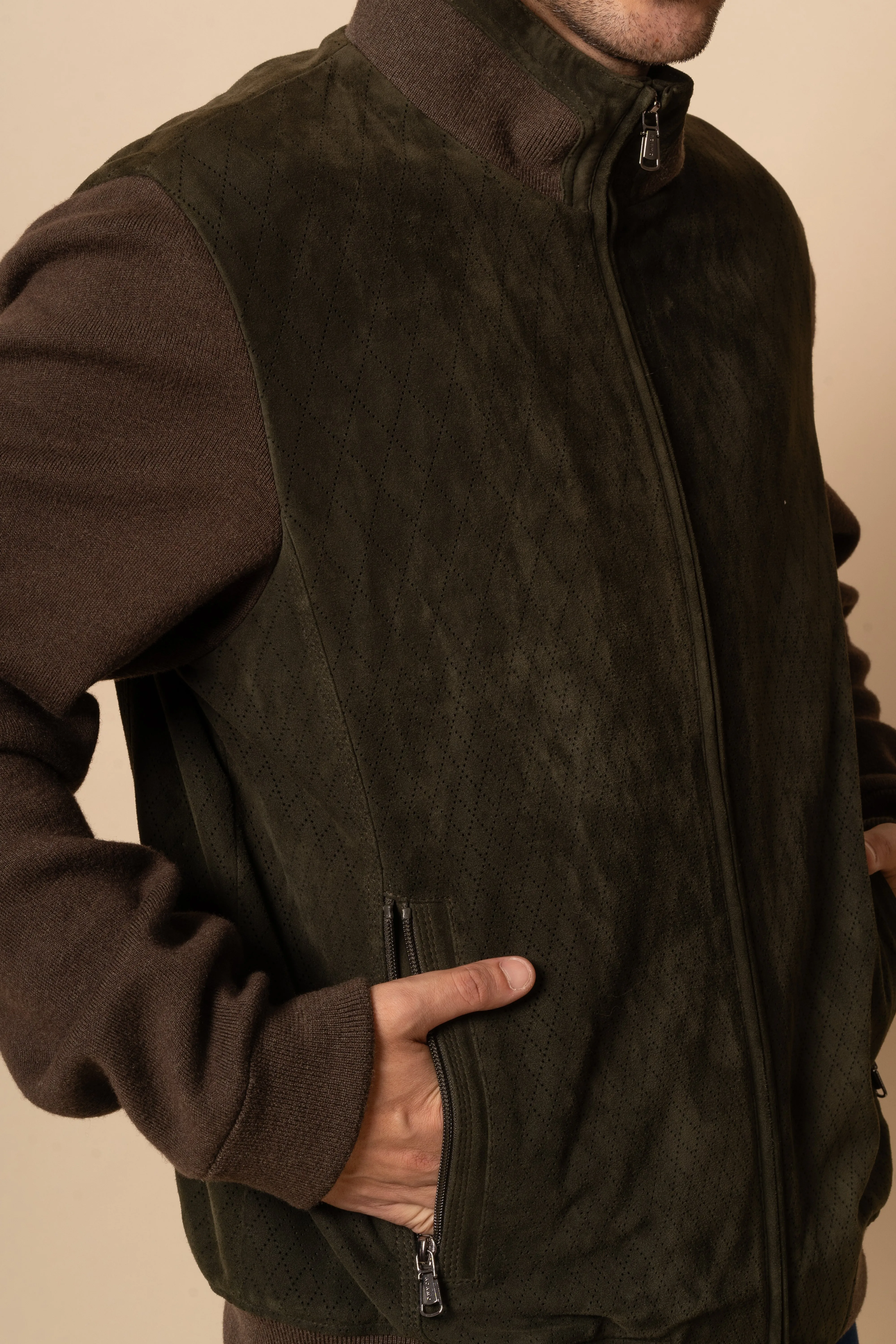 Vanguard Suede and Wool Jacket