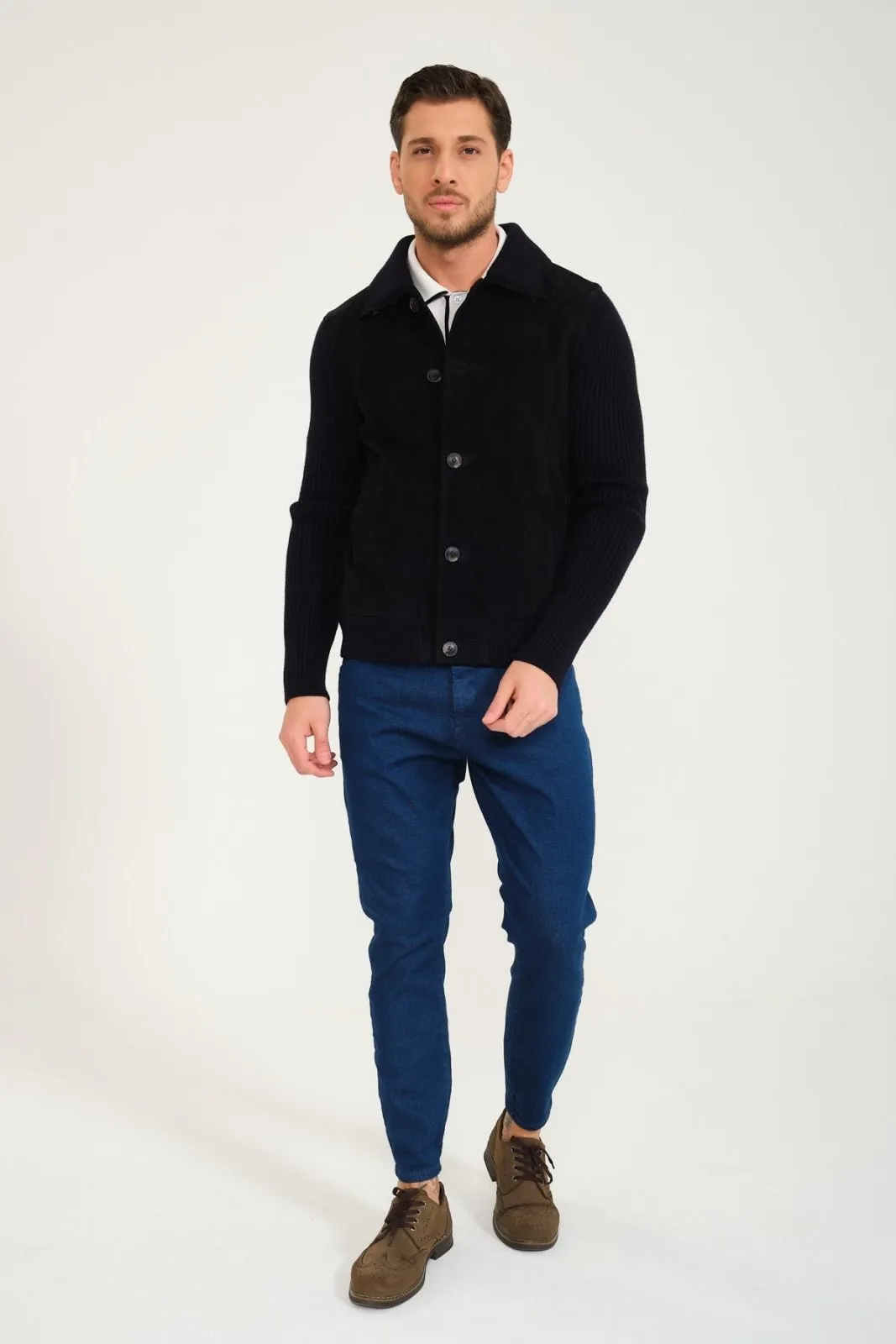 Vanguard Suede and Wool Jacket