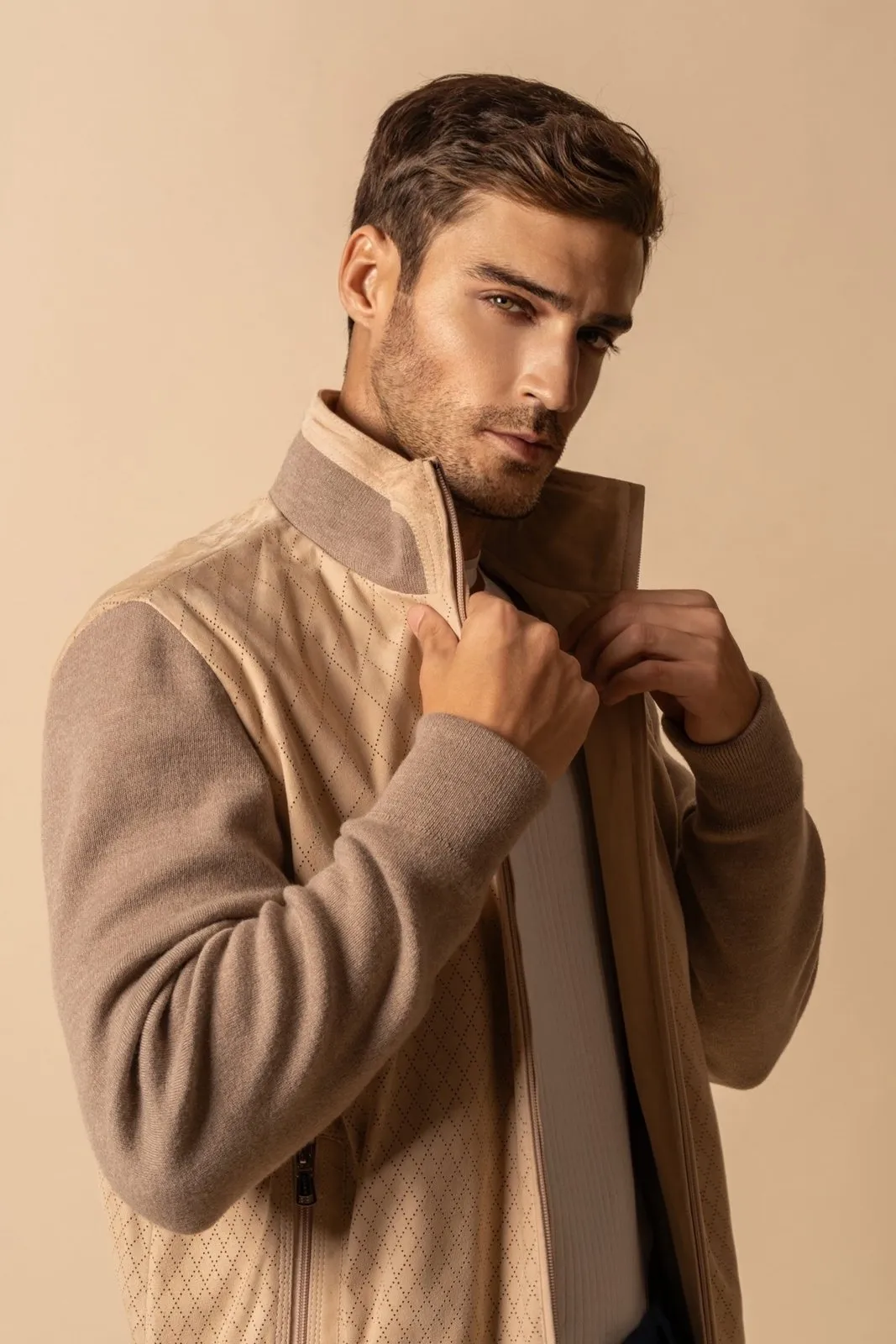 Vanguard Suede and Wool Jacket