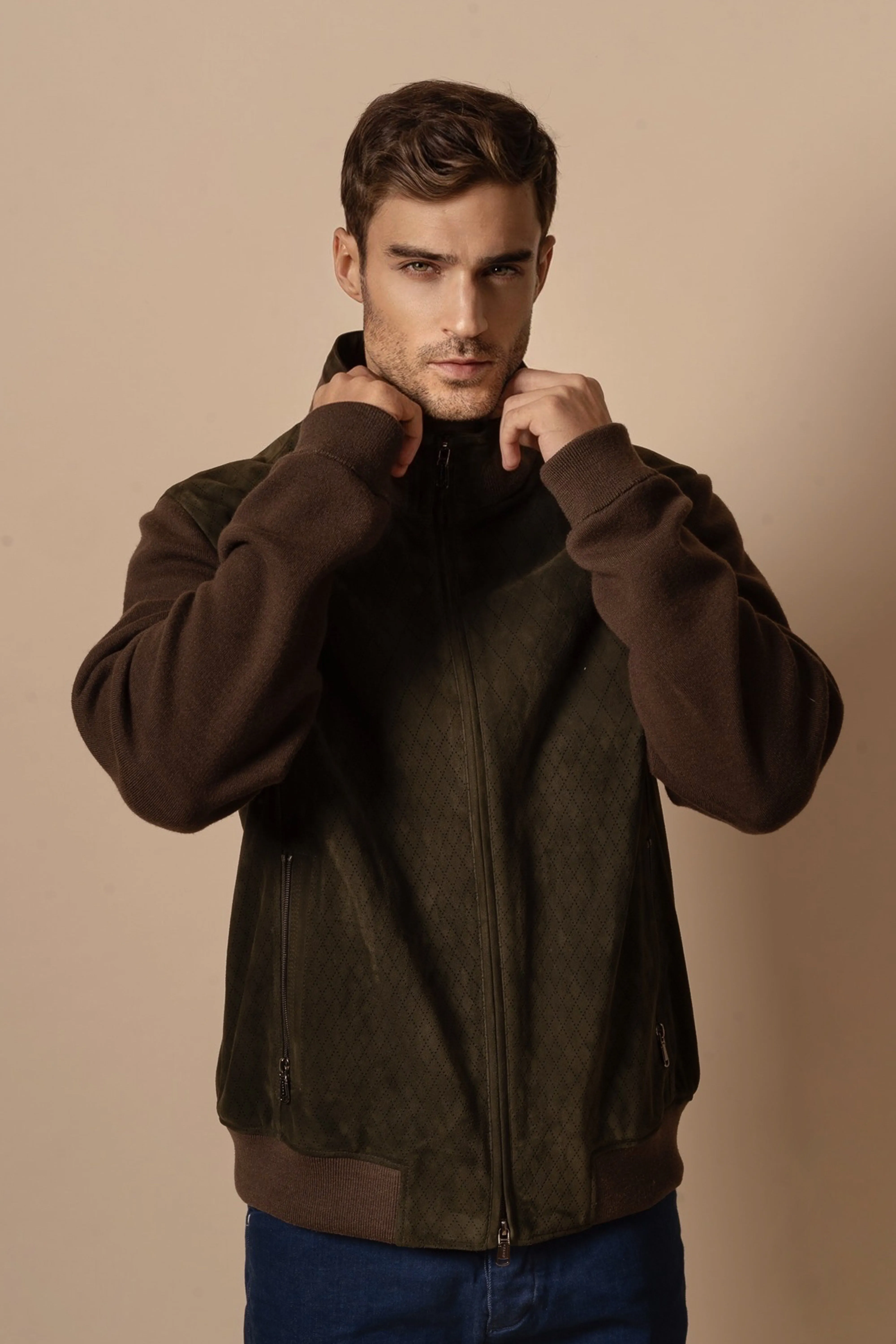 Vanguard Suede and Wool Jacket