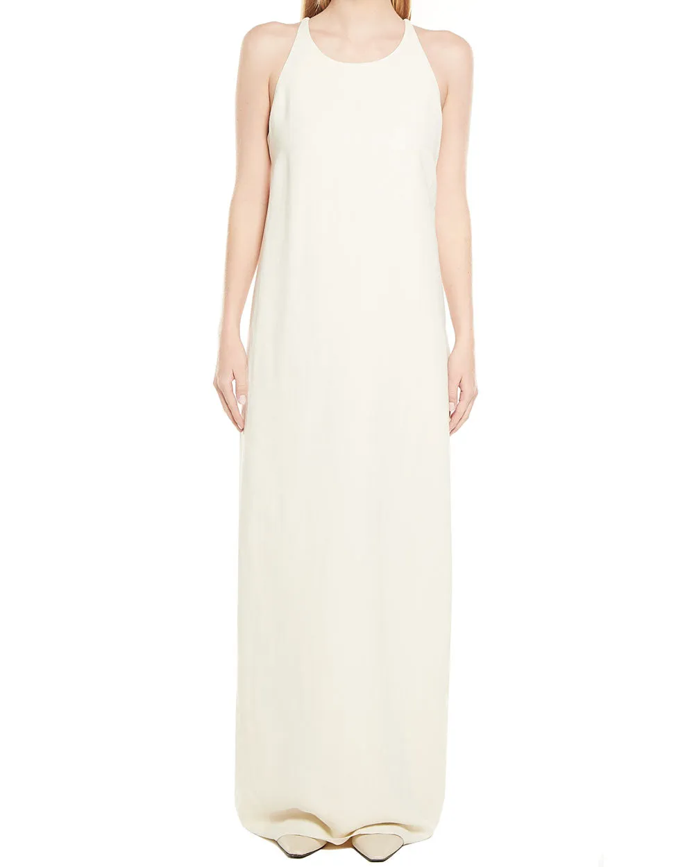 Vanilla Monili Strap Column Maxi Dress