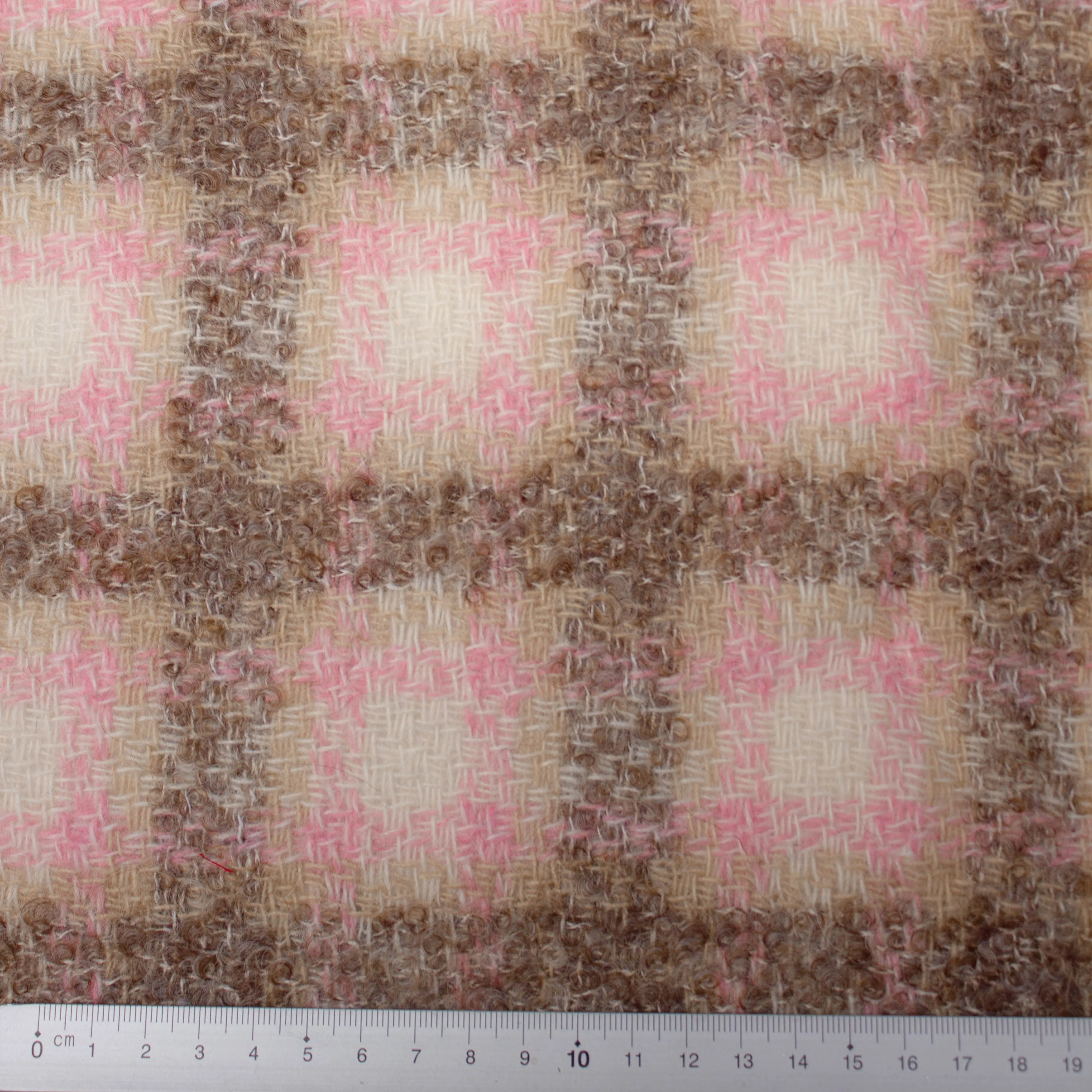 Vero Pink Check Wool
