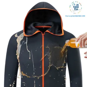 Waterproof Hooded Jacket, Water, Splash & Sun resistant Men's/Women's Jackets in 3 Colors options