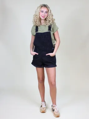 We The Free Ziggy Shortalls: Mineral Black