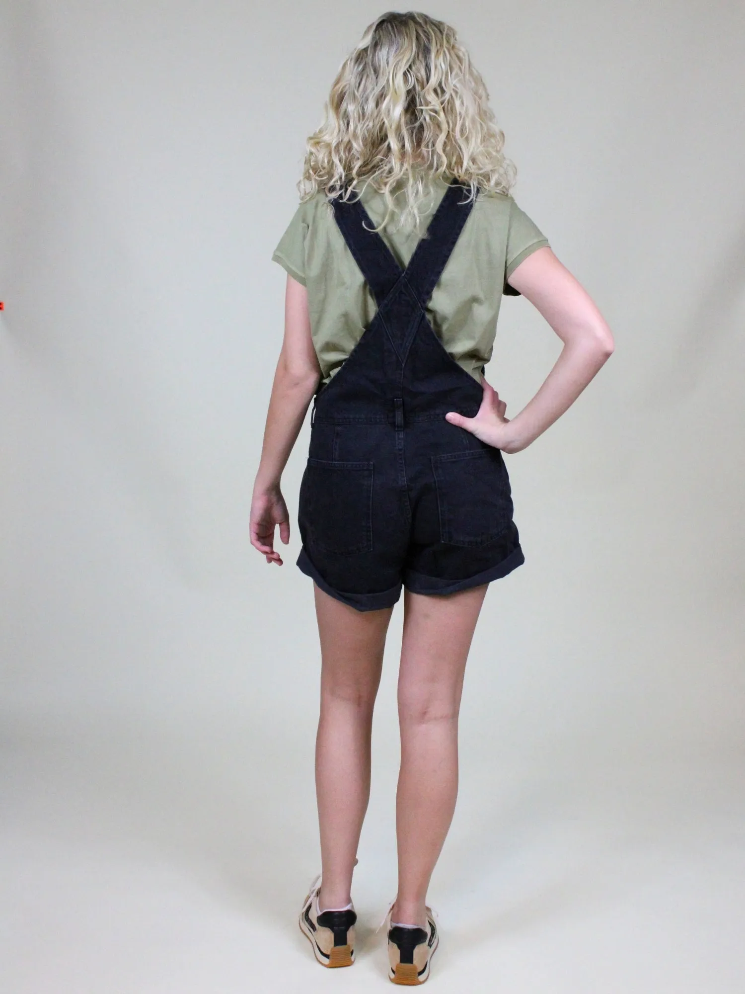 We The Free Ziggy Shortalls: Mineral Black